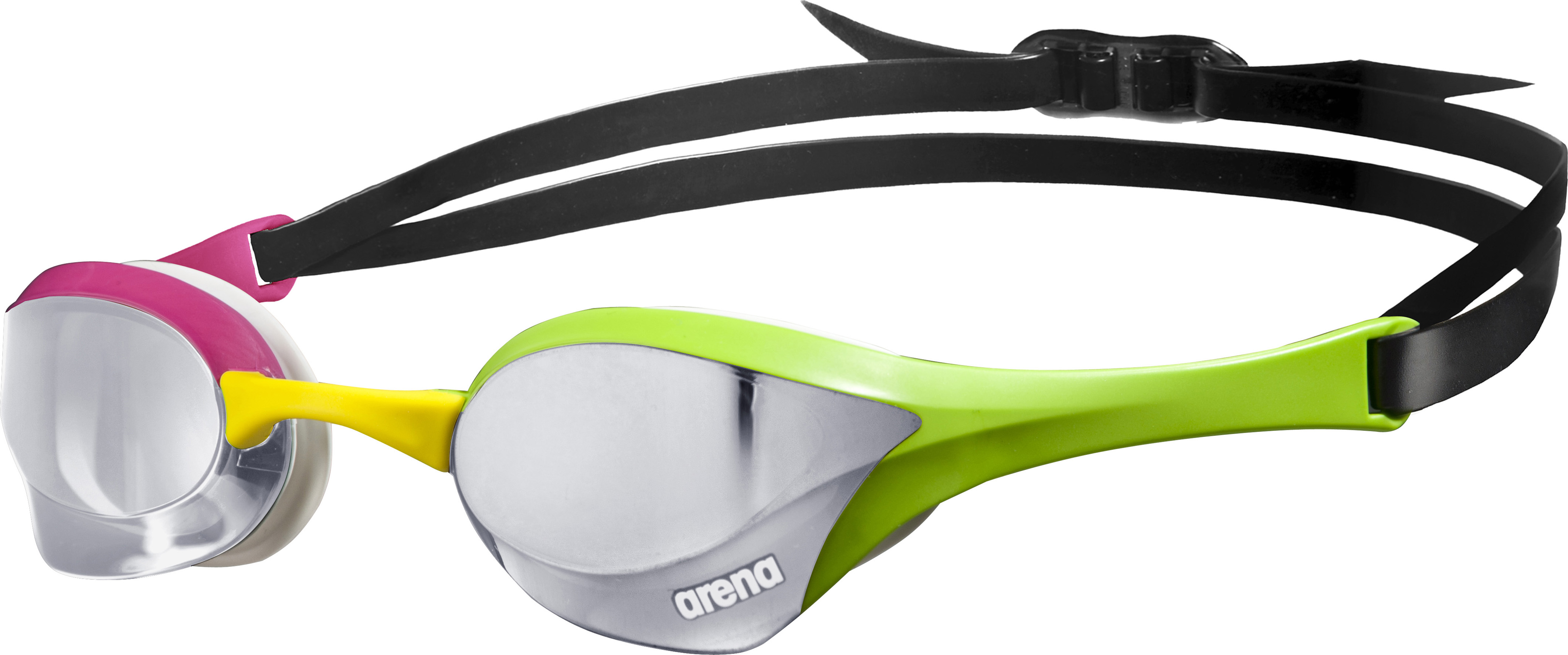 Arena Cobra Ultra Mirror (silver/green/pink)