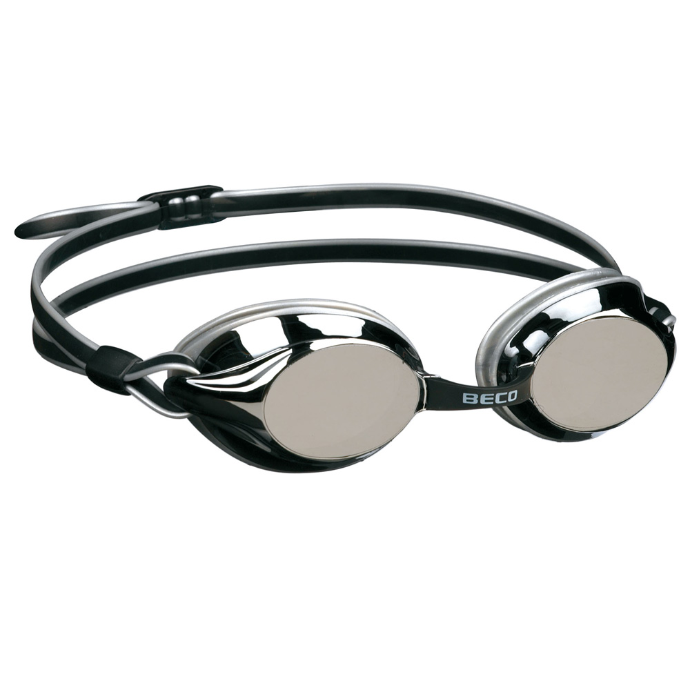 Schwimmbrille Boston Mirror silber
